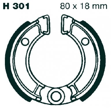 EBC Brakes Bremsbacken H301 06430-GAB-003,06430GA8003,43120GK8305 Trommelbremsbacken,Bremsbackensatz 45120GE8505,06430GAB003,43120-GK8-003 EBC Brakes Bremsbacken H301 06430-GAB-003,06430GA8003,43120GK8305 Trommelbremsbacken,Bremsbackensatz 45120GE8505,06430GAB003,43120-GK8-003 von EBC Brakes