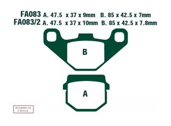 EBC Brakes Bremsbelagsatz FA083TT Bremsbeläge,Bremsklötze,Bremssteine,Bremsbeläge & Bremsbelagsatz,Bremsklötze & Bremsbelagsatz EBC Brakes Bremsbelagsatz FA083TT Bremsbeläge,Bremsklötze,Bremssteine,Bremsbeläge & Bremsbelagsatz,Bremsklötze & Bremsbelagsatz von EBC Brakes
