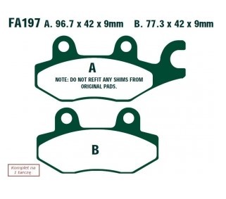 EBC Brakes Bremsbelagsatz FA197HH Bremsbeläge,Bremsklötze,Bremssteine,Bremsbeläge & Bremsbelagsatz,Bremsklötze & Bremsbelagsatz EBC Brakes Bremsbelagsatz FA197HH Bremsbeläge,Bremsklötze,Bremssteine,Bremsbeläge & Bremsbelagsatz,Bremsklötze & Bremsbelagsatz von EBC Brakes