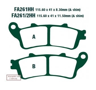 EBC Brakes Bremsbelagsatz FA261/2HH Bremsbeläge,Bremsklötze,Bremssteine,Bremsbeläge & Bremsbelagsatz,Bremsklötze & Bremsbelagsatz EBC Brakes Bremsbelagsatz FA261/2HH Bremsbeläge,Bremsklötze,Bremssteine,Bremsbeläge & Bremsbelagsatz,Bremsklötze & Bremsbelagsatz von EBC Brakes