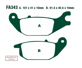 EBC Brakes Bremsbelagsatz FA343 Bremsbeläge,Bremsklötze,Bremssteine,Bremsbeläge & Bremsbelagsatz,Bremsklötze & Bremsbelagsatz EBC Brakes Bremsbelagsatz FA343 Bremsbeläge,Bremsklötze,Bremssteine,Bremsbeläge & Bremsbelagsatz,Bremsklötze & Bremsbelagsatz von EBC Brakes