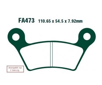 EBC Brakes Bremsbelagsatz FA473 Bremsbeläge,Bremsklötze,Bremssteine,Bremsbeläge & Bremsbelagsatz,Bremsklötze & Bremsbelagsatz EBC Brakes Bremsbelagsatz FA473 Bremsbeläge,Bremsklötze,Bremssteine,Bremsbeläge & Bremsbelagsatz,Bremsklötze & Bremsbelagsatz von EBC Brakes