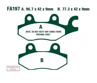 EBC Brakes Bremsbelagsatz SFA197HH Bremsbeläge,Bremsklötze,Bremssteine,Bremsbeläge & Bremsbelagsatz,Bremsklötze & Bremsbelagsatz EBC Brakes Bremsbelagsatz SFA197HH Bremsbeläge,Bremsklötze,Bremssteine,Bremsbeläge & Bremsbelagsatz,Bremsklötze & Bremsbelagsatz von EBC Brakes
