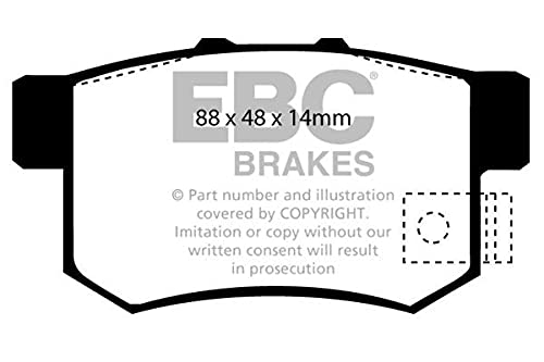 EBC Brakes DP4781/2R Yellowstuff Bremsbeläge von EBC Brakes