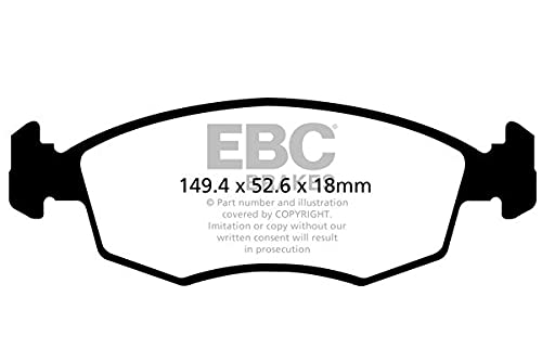EBC Brakes DPX2142 Blackstuff Bremsbeläge von EBC Brakes
