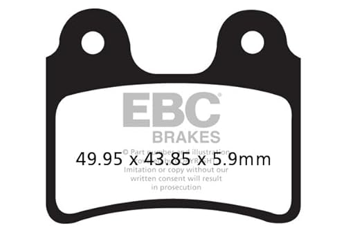 EBC Bremsbeläge Redstuff Carbon/Grafit Bremsbeläge (TT-Serie / organisch) von EBC Brakes