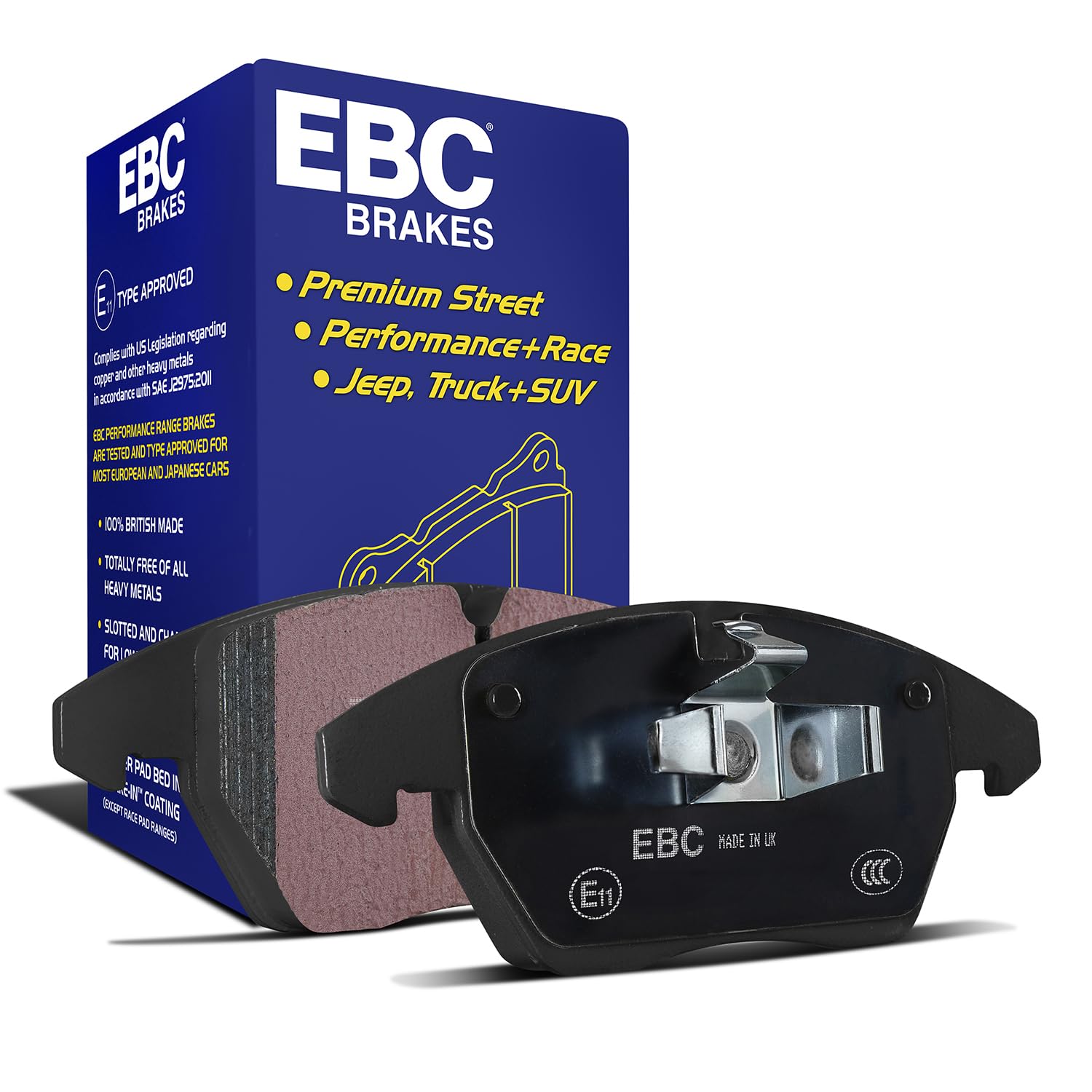 Satz EBC Greenstuff Bremsklötze DP21031/2 von EBC Brakes