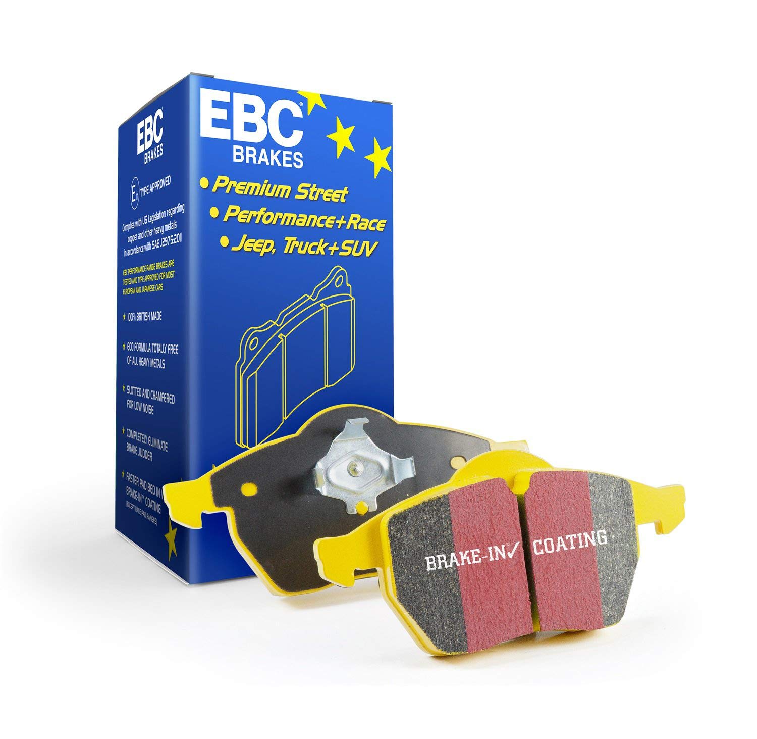 Satz EBC Yellowstuff Bremsklötze DP4104R von EBC Brakes