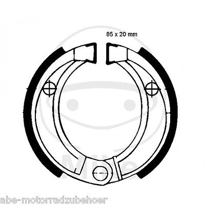 Bremsbacken vorne Derbi DFW 50 AC Bj. 2004-2008 MA05A0 von EBC