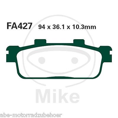 Bremsbeläge hinten Sangyang SYM Joymax 250 GTS 06-07 Bremsbeläge hinten Sangyang SYM Joymax 250 GTS 06-07 von EBC