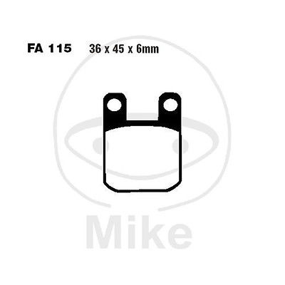 Bremsbeläge vorne Italjet Formula 50 LC Bj. 1996-2003 von EBC