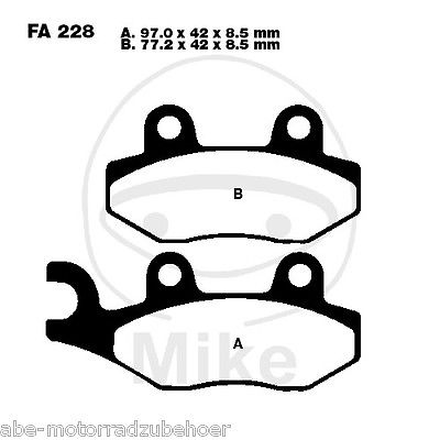 Bremsbeläge vorne Suzuki AN 400 A ABS Burgman ab 2009 von EBC