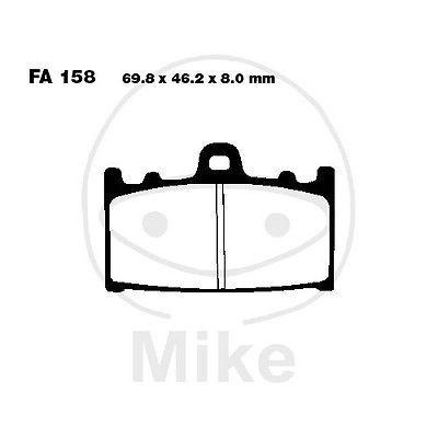 Bremsbeläge vorne Suzuki GSX-R 600 Bj. 1997-2000 Bremsbeläge vorne Suzuki GSX-R 600 Bj. 1997-2000 von EBC