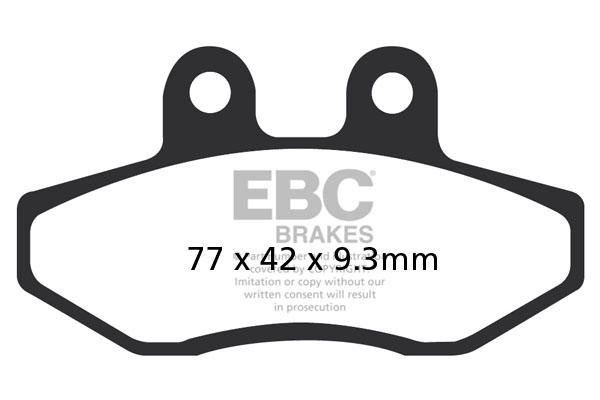 EBC Brake Pad Carbon Scooter von EBC