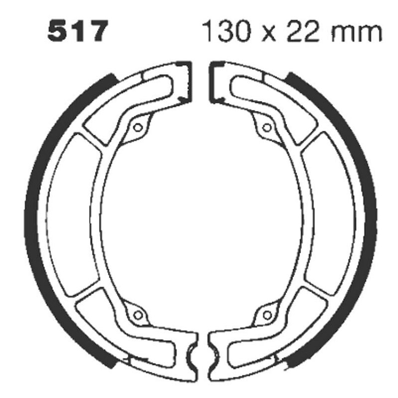 EBC Bremsbacken Y517G von EBC