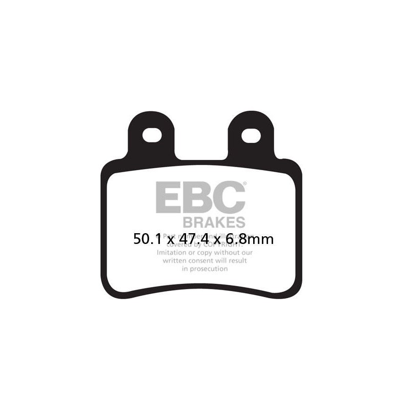 EBC Bremsbeläge Carbon Enduro FA350TT von EBC