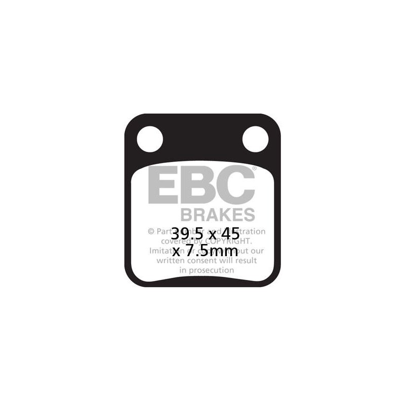 EBC Bremsbeläge Carbon Scooter SFAC054 von EBC