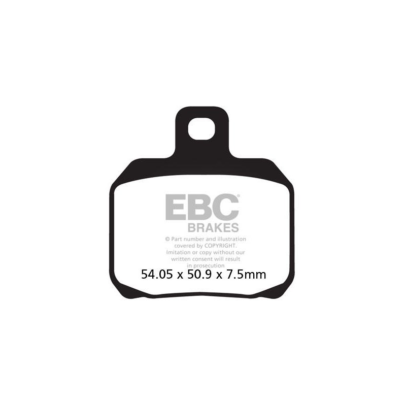 EBC Bremsbeläge Carbon Scooter SFAC266 von EBC