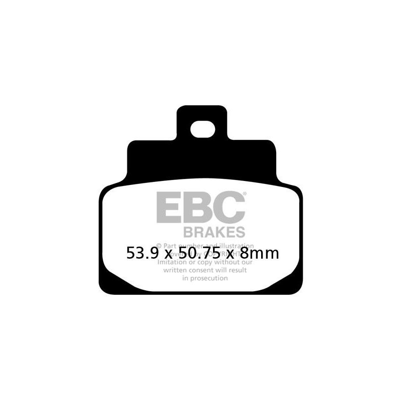 EBC Bremsbeläge Carbon Scooter SFAC301 von EBC
