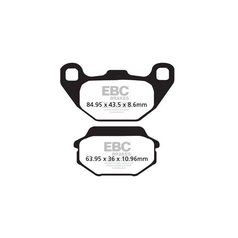 EBC Bremsbeläge Carbon Scooter SFAC305 von EBC