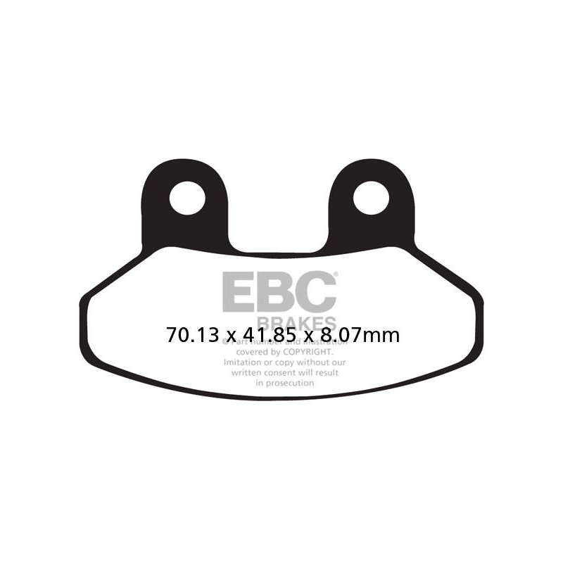 EBC Bremsbeläge Carbon Scooter SFAC306 von EBC