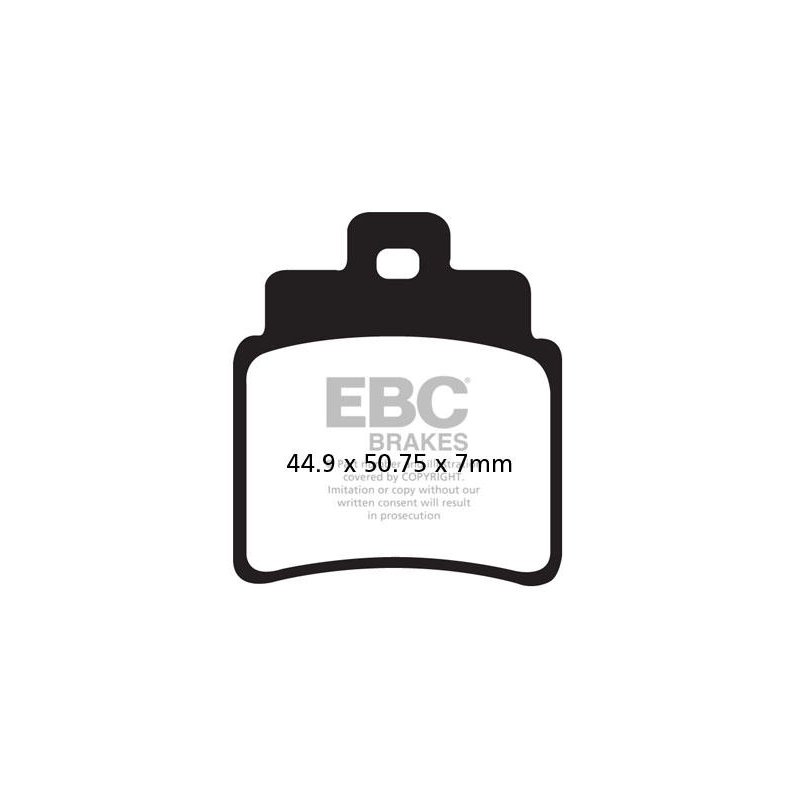 EBC Bremsbeläge Carbon Scooter SFAC355/4 von EBC