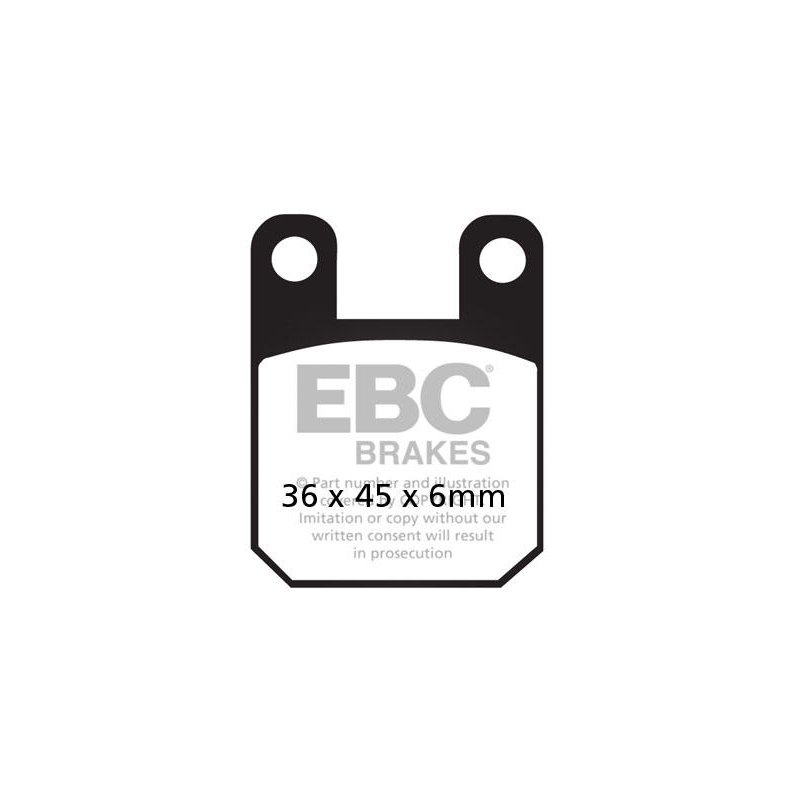 EBC Bremsbeläge Sinter Offroad MXS115 von EBC