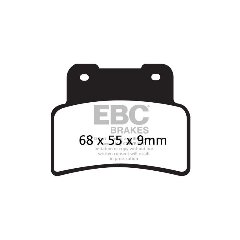 EBC Bremsbeläge Sinter Scooter SFA432HH von EBC