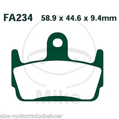 EBC Bremsbeläge hinten Honda X8R SZX 50 S Cross Sport Bj. 1998-2002 EBC Bremsbeläge hinten Honda X8R SZX 50 S Cross Sport Bj. 1998-2002 von EBC