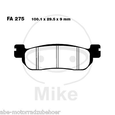 EBC Bremsbeläge hinten Yamaha YP 250 DX Majesty Bj. 1998-2002 Typ SG021 / SG022 von EBC