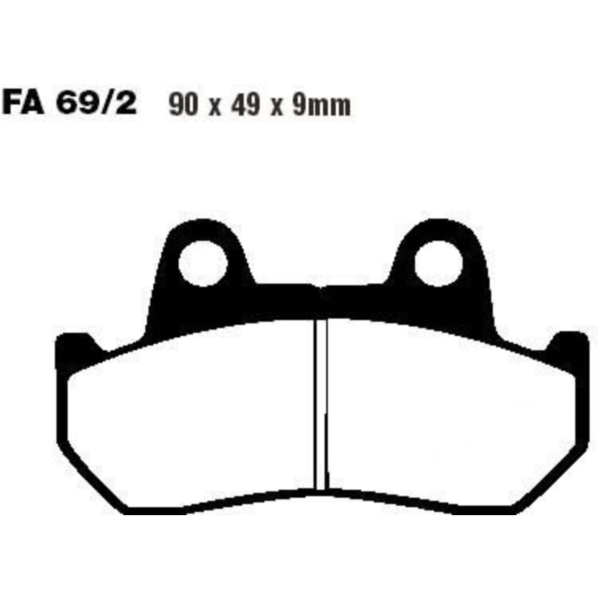 Ebc fa069/2 bremsbeläge bremsklotz standard  fa0692 von EBC