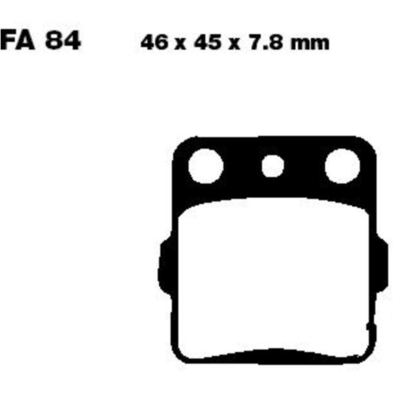 Ebc fa084r bremsbeläge bremsklotz sinter r von EBC