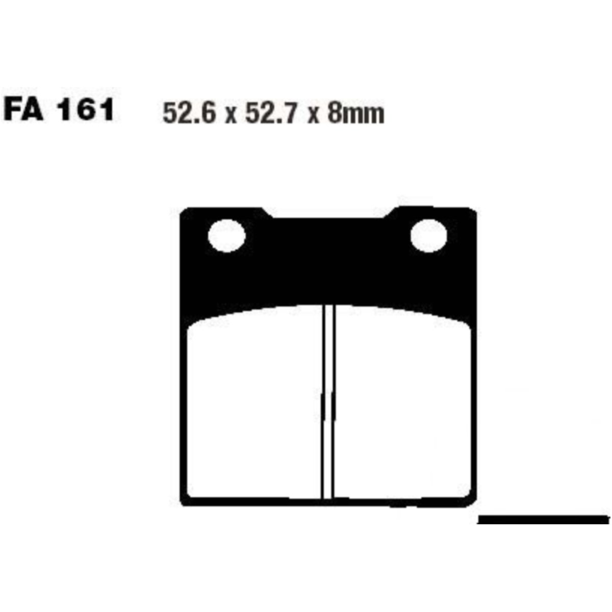 Ebc fa161hh bremsbeläge bremsklotz sinter hh von EBC