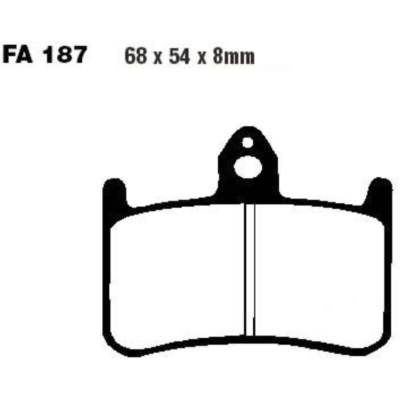 Ebc fa187 bremsbeläge bremsklotz standard von EBC