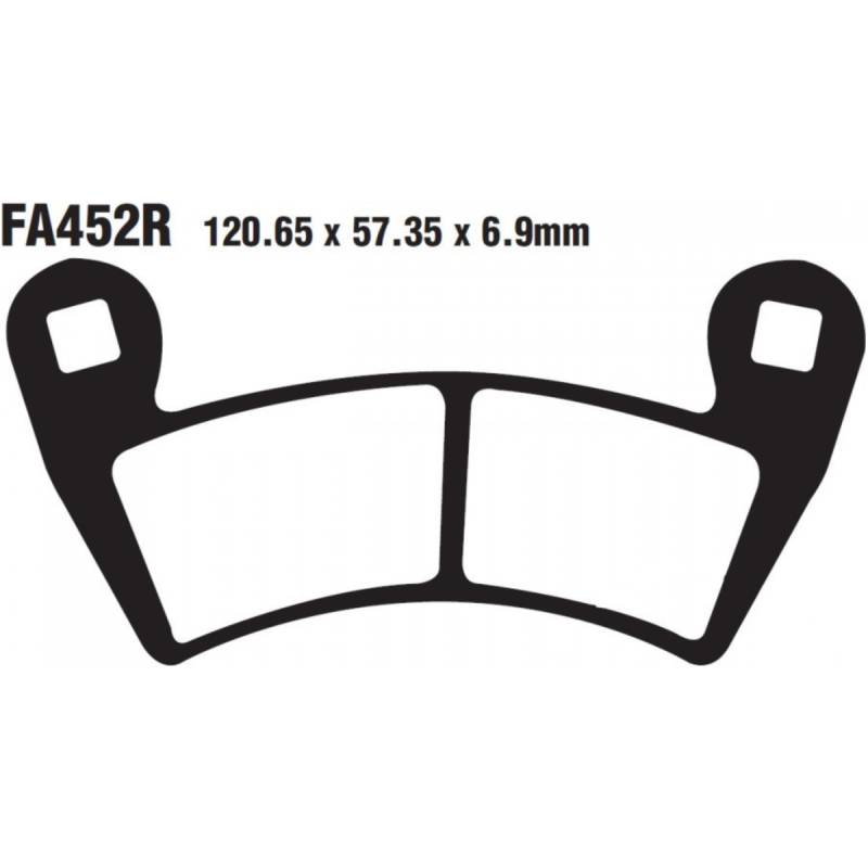 Ebc fa452r bremsbeläge bremsklotz sinter r von EBC