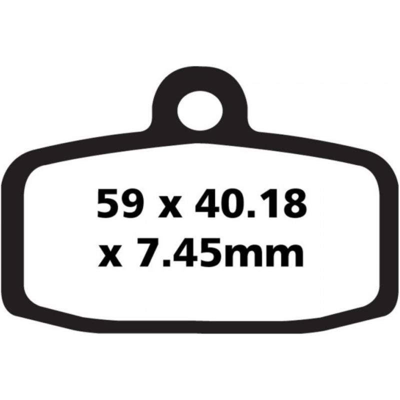 Ebc fa612r bremsbeläge bremsklotz sinter r von EBC