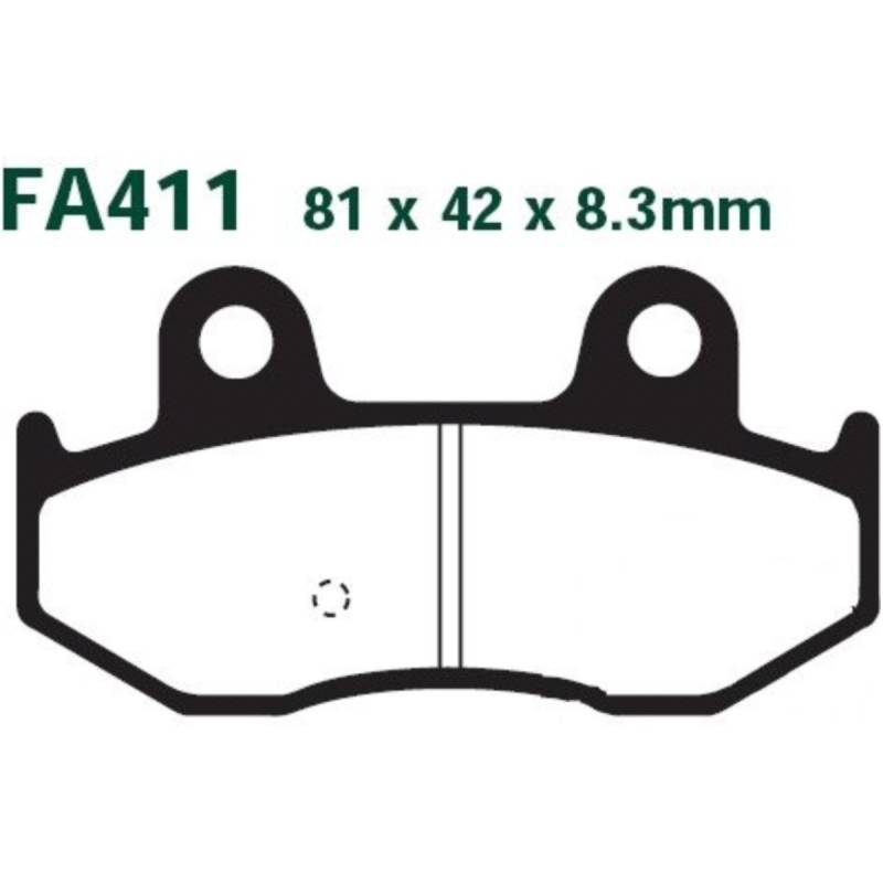 Ebc sfa411 bremsbeläge bremsklotz standard scooter von EBC