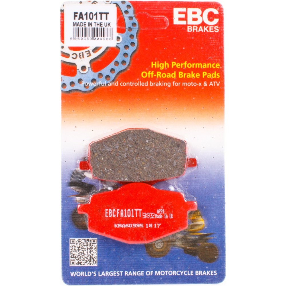 Redstuff tt carbon/grafit bremsbeläge (organisch) fa101tt von EBC