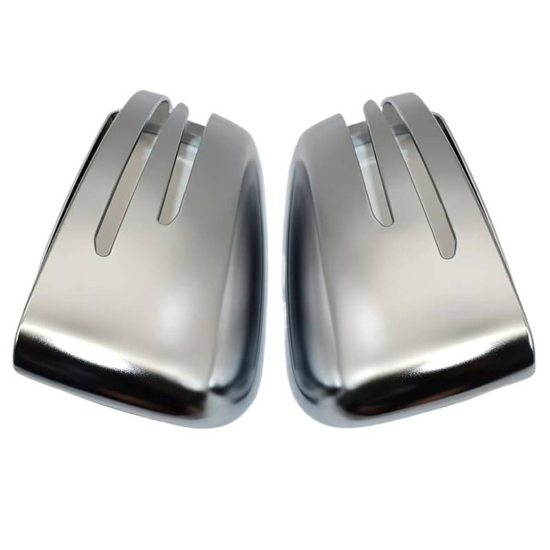 EBDFGHK Auto Spiegelkappen Kompatibel Mit Benz Für C-Klasse W204 2010–2014 Für E-Klasse W212 2010–2016 Für CLS-Klasse W218 2012 2013 2014–2017 Matt Verchromte Spiegelabdeckkappe von EBDFGHK