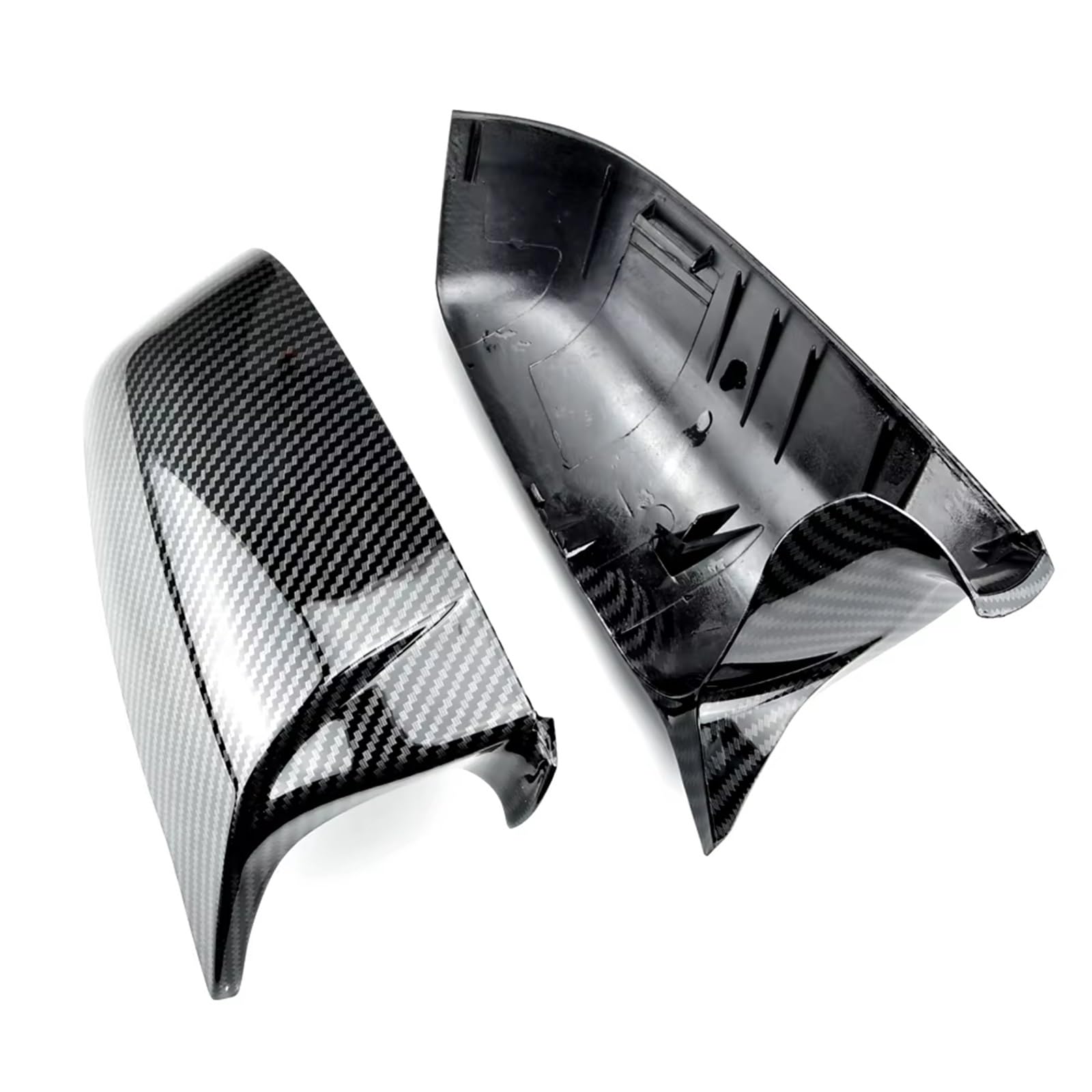 EBDFGHK Auto Spiegelkappen Kompatibel Mit Für 6 Series F06 Für Gran Für Coupe F12 F13 2012–2015 Kohlefasermuster Schwarze Seite Für Die Abdeckkappe des Außenspiegels(Carbon Fiber) von EBDFGHK