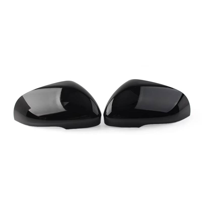 EBDFGHK Auto Spiegelkappen Kompatibel Mit Jaguar Für XF 2009–2020 Für XFR 2010–2015 Für XFR-S 2013–2015 1 Paar Glänzend Schwarze Auto-Rückspiegelgehäuseabdeckung C2Z4413 C2Z4412 von EBDFGHK