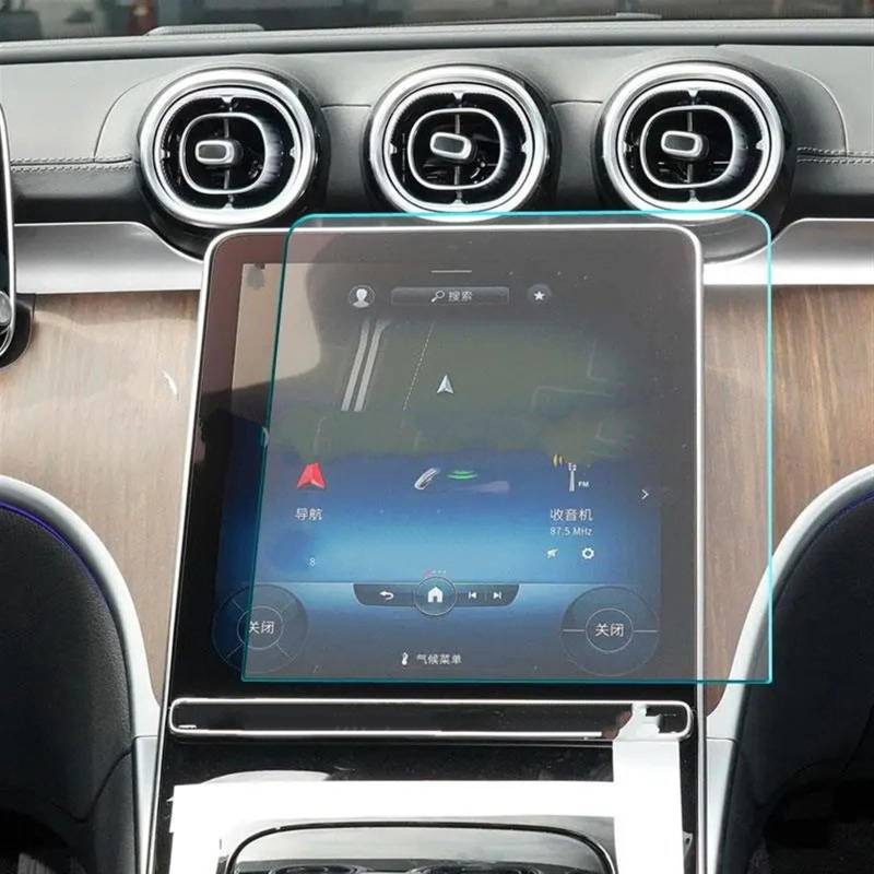 EBDFGHK Cockpit Schutzfolie Kompatibel Mit Benz Für Eqe 350 2022 Gehärtetem Glas Schutz Film Auto Navigation Display Schutz Film Aufkleber Dashboard Schutz Film(GPS) von EBDFGHK