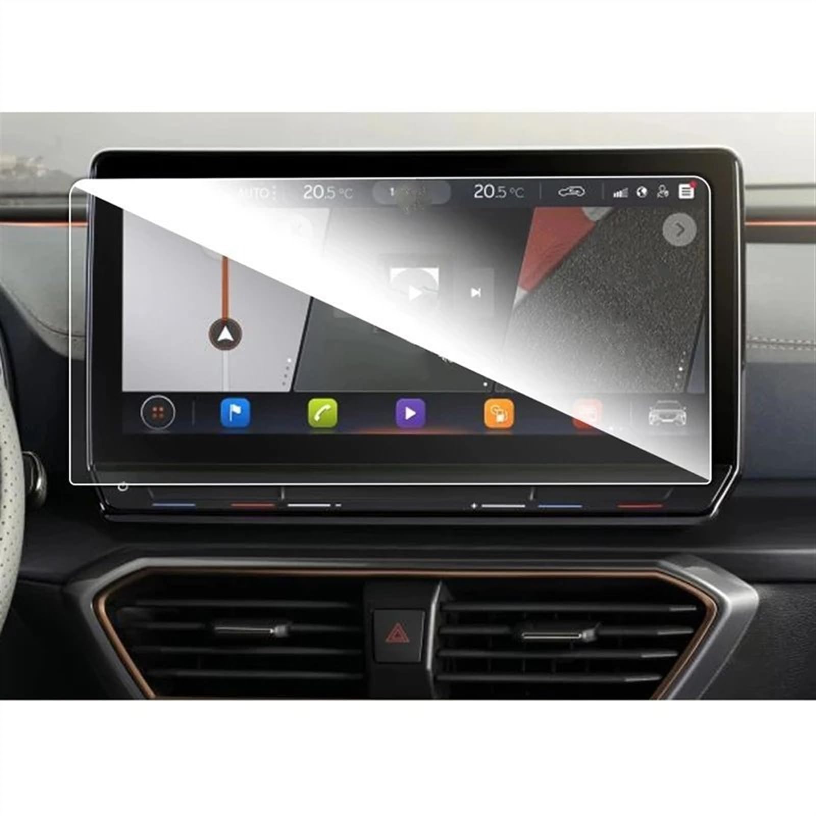 EBDFGHK Cockpit Schutzfolie Kompatibel Mit C&upra Für Formentor 2020 2021 12 Zoll Center Control Screen Schutz Film Auto Navigation Screen Schutz Film Aufkleber EBDFGHK Cockpit Schutzfolie Kompatibel Mit C&upra Für Formentor 2020 2021 12 Zoll Center Control Screen Schutz Film Auto Navigation Screen Schutz Film Aufkleber von EBDFGHK