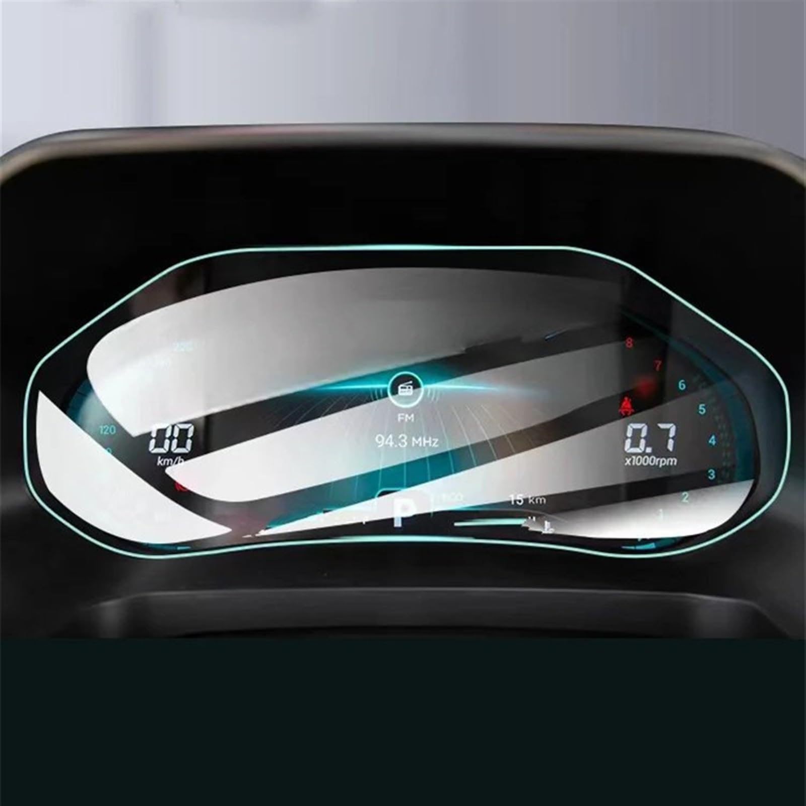 EBDFGHK Cockpit Schutzfolie Kompatibel Mit Chery Für Tiggo 7 2020 2021 2022 2023 Autonavigations-Displayschutzfolienaufkleber Displayschutzfolie Aus Gehärtetem Glas(Dashboard) von EBDFGHK