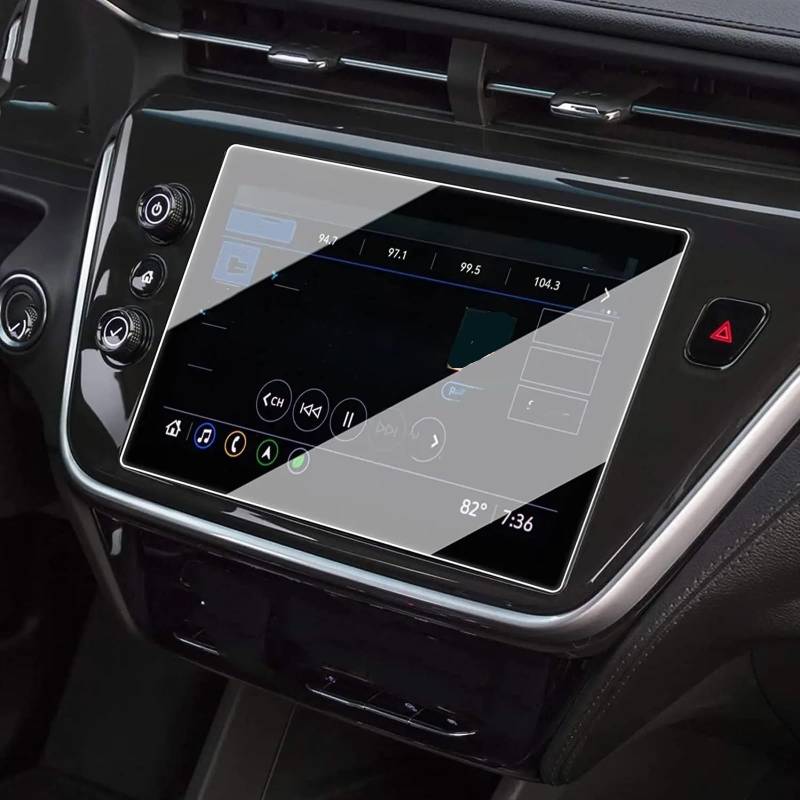 EBDFGHK Cockpit Schutzfolie Kompatibel Mit Chevrolet Für Bolt Euv Ev 2022 2023 10,2 Zoll Gehärtetem Glas Schutz Film Auto Navigation Schutz Film Auto Zubehör von EBDFGHK