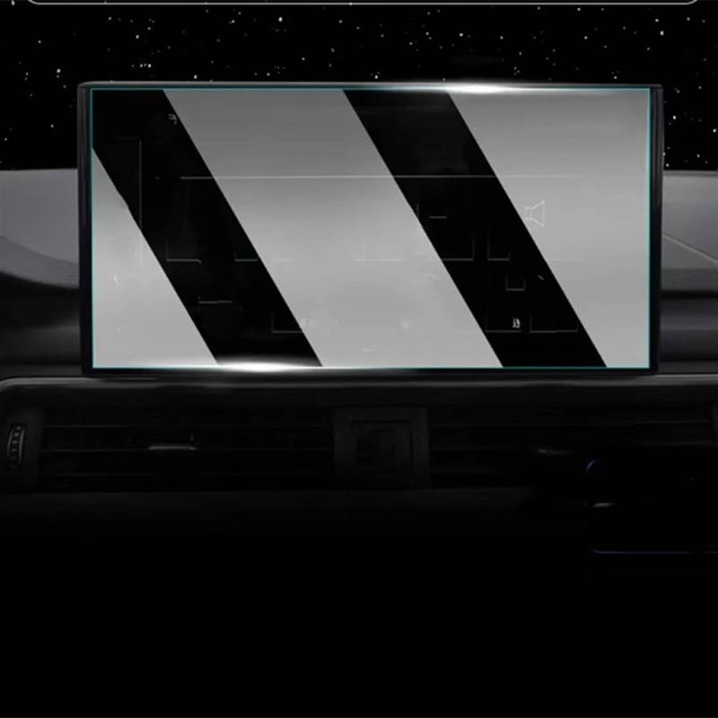 EBDFGHK Cockpit Schutzfolie Kompatibel Mit Für A4l Für A4 2023 Navigationsdisplay-Schutzfolie Displayschutzfolie Aus Gehärtetem Glas Autozubehör(GPS) von EBDFGHK
