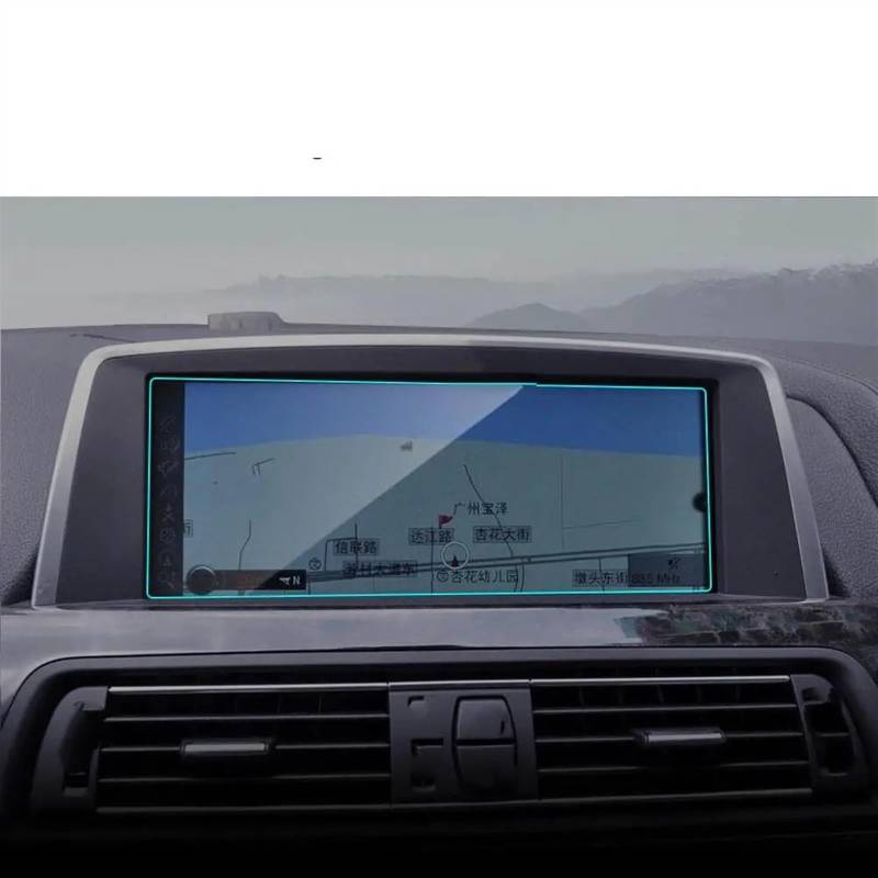 EBDFGHK Cockpit Schutzfolie Kompatibel Mit Für F06 Für F12 Autonavigations-Displayschutzfolien Aus Gehärtetem Glas, Displayschutzfolie Für Das Armaturenbrett Im Auto von EBDFGHK