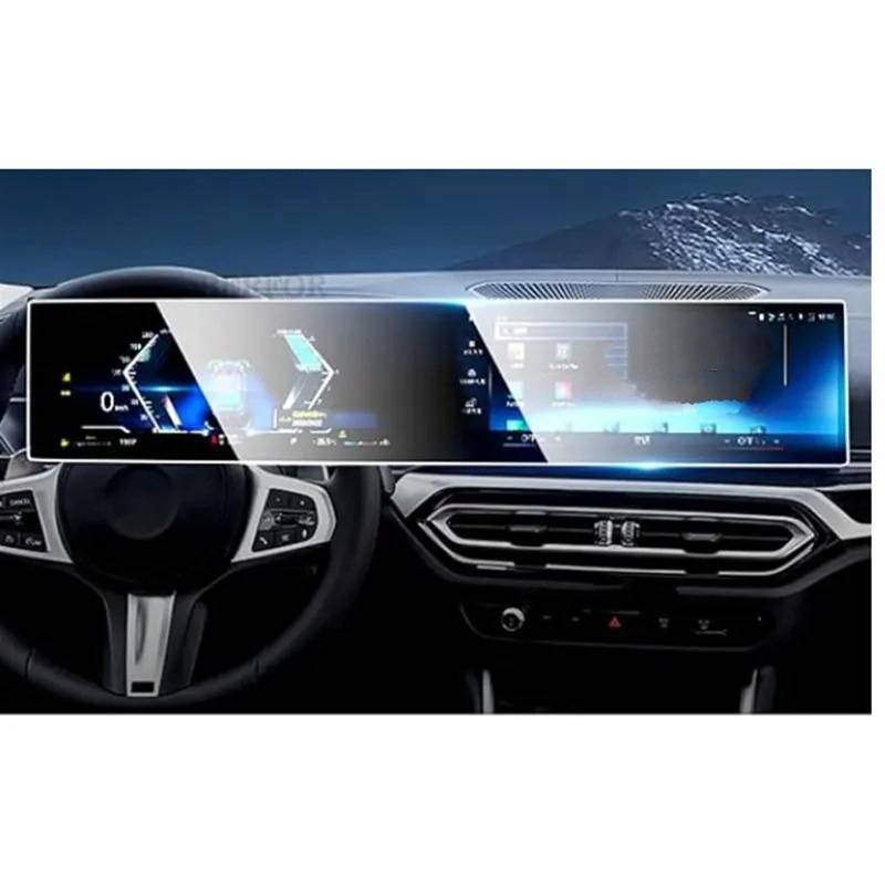 EBDFGHK Cockpit Schutzfolie Kompatibel Mit Für G20 Serie 3 2023 Auto Navigation Schutz Film Gehärtetem Glas Screen Schutz Film Dashboard Schutz Film von EBDFGHK