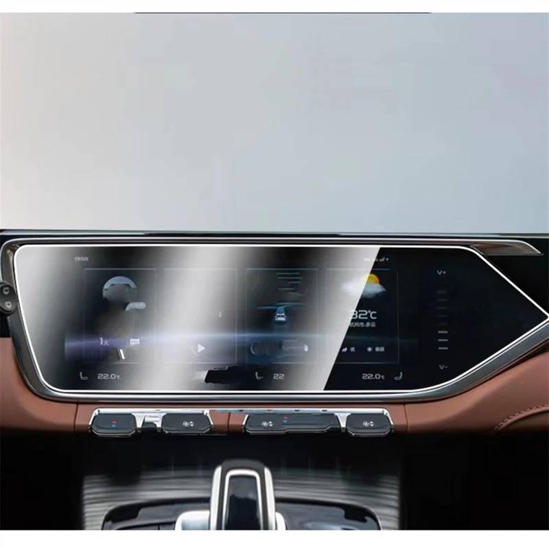 EBDFGHK Cockpit Schutzfolie Kompatibel Mit Geely Für Azkarra Boyue Pro 2020 2021 Auto Instrument Transparent Schutz Film Auto Innen Dashboard Schutz Film von EBDFGHK