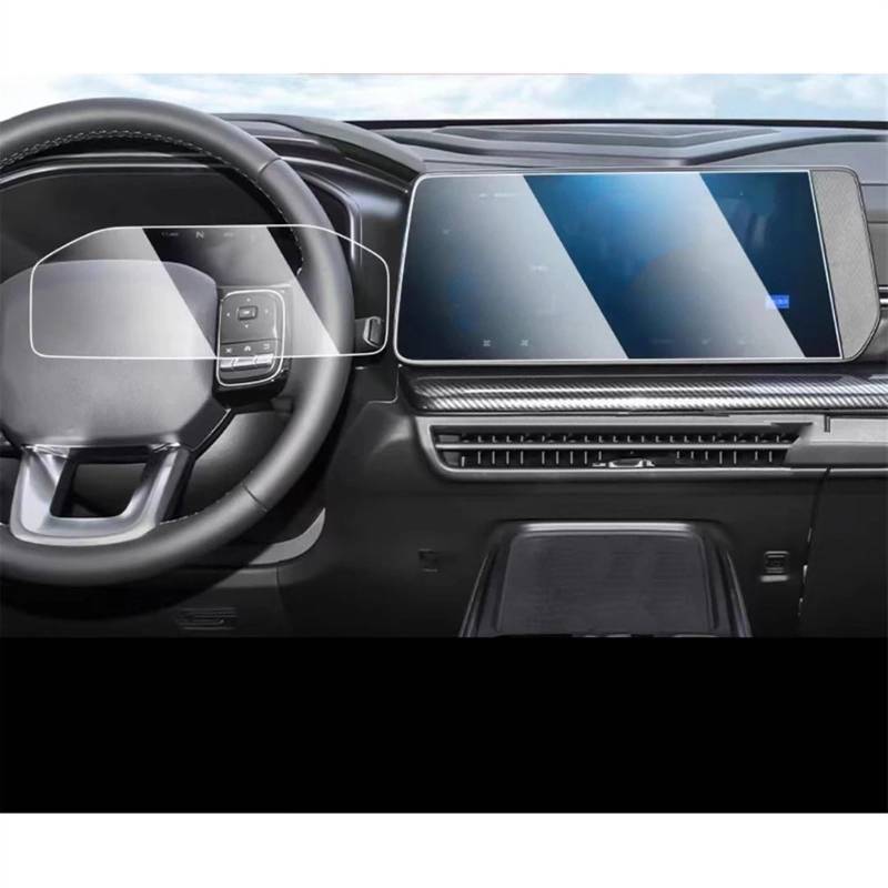 EBDFGHK Cockpit Schutzfolie Kompatibel Mit Haval Für H3 2024 Auto Navigation Schutz Film Gehärtetem Glas Screen Schutz Film Center Control Screen Schutz Film von EBDFGHK